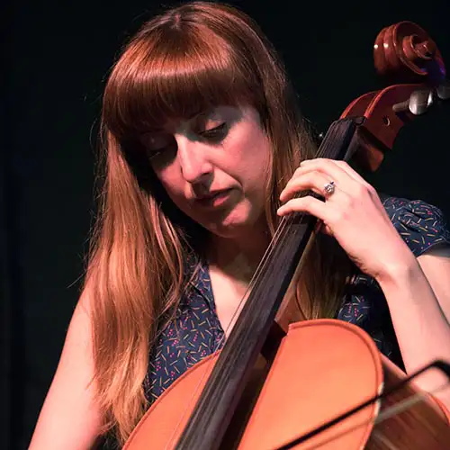 Clea Johnson playing the Cello